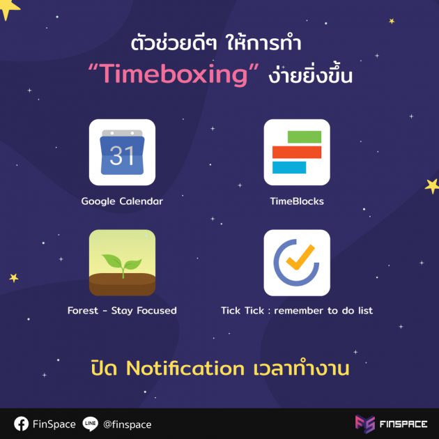 แนะนำ App สำหรับ TimeBoxing