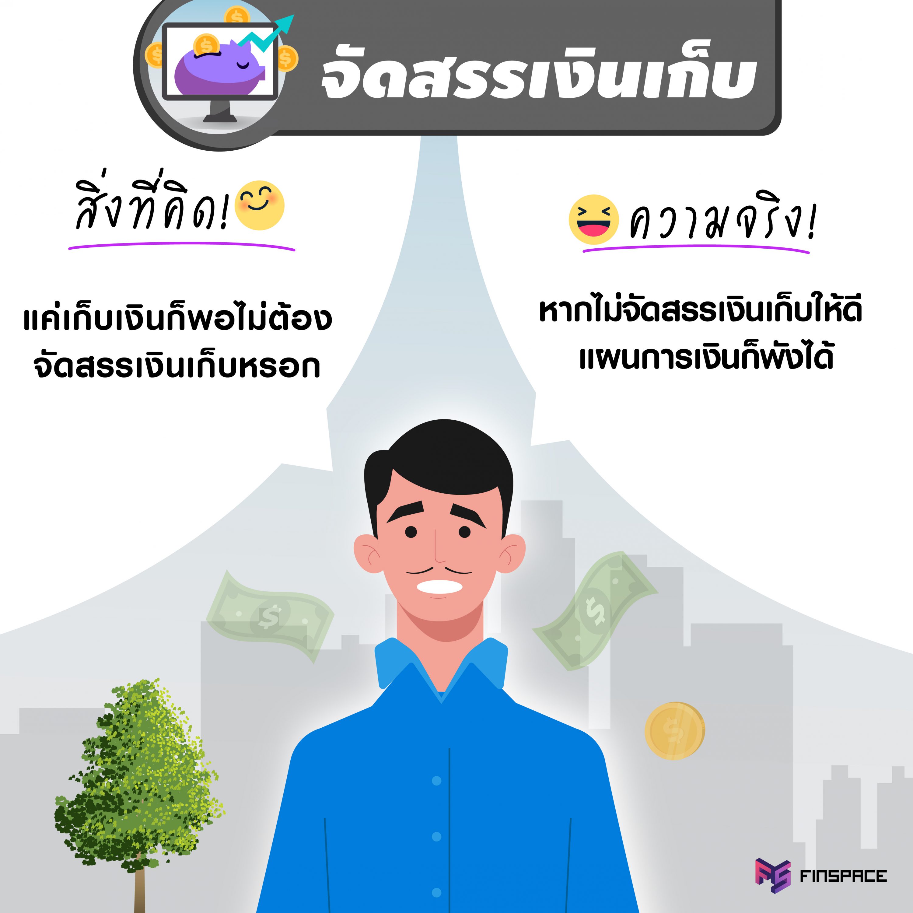 จัดสรรเงินเก็บ