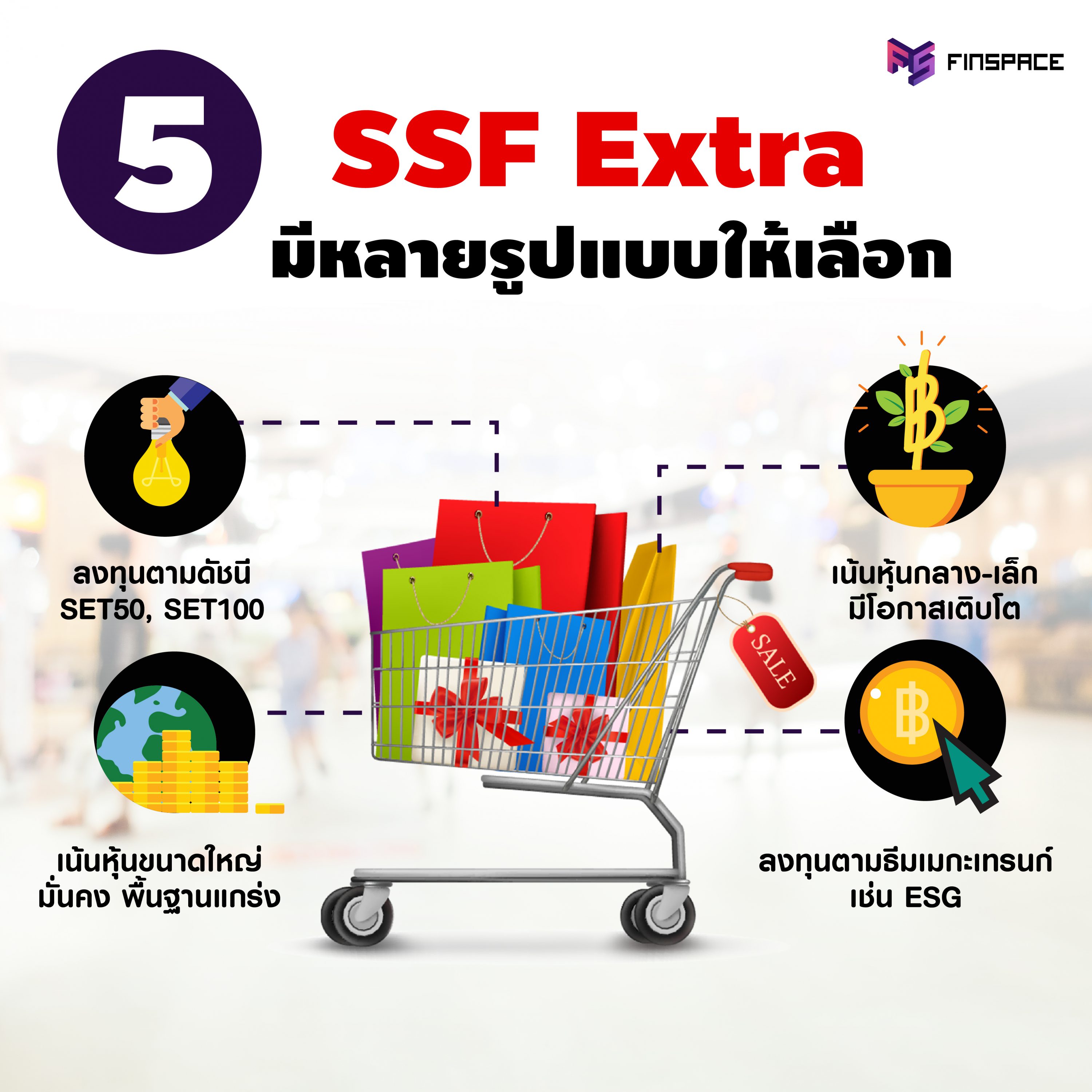 SSF มีหลายแบบให้เลือก