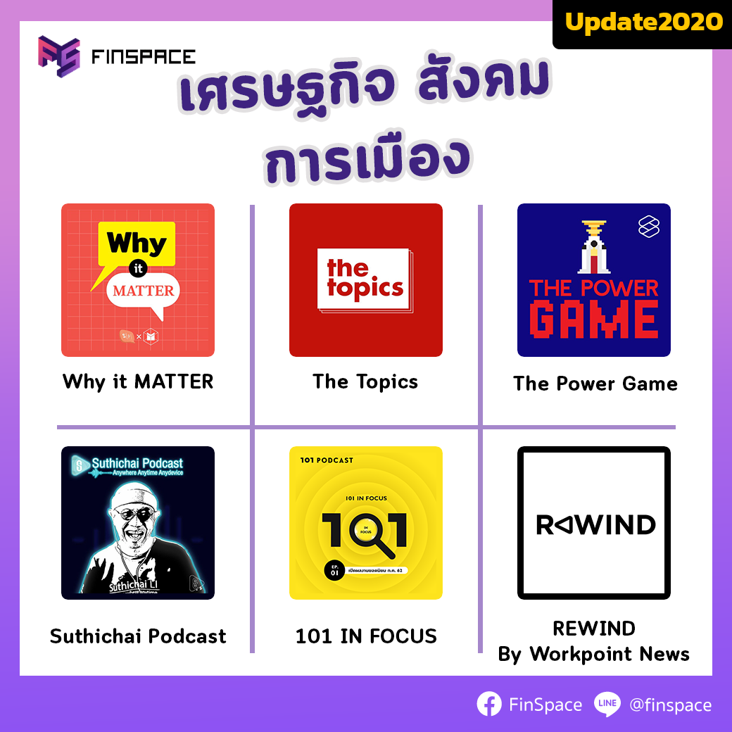 podcast เศรษฐกิจ สังคม การเมือง