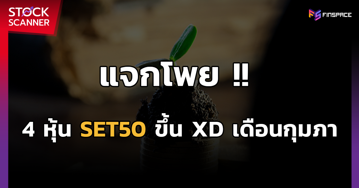 โพยหุ้นปันผล SET50 Feb 2022